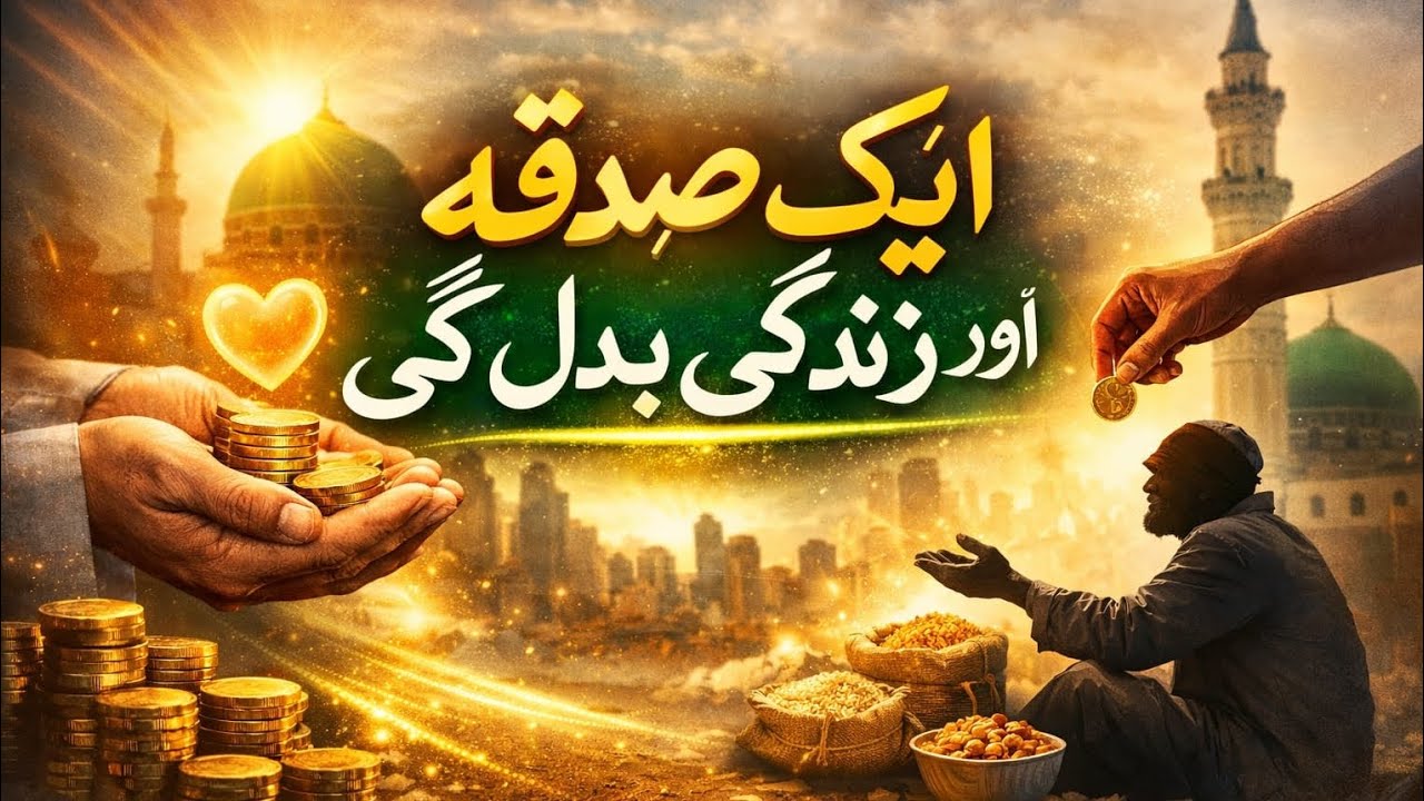 Ek Sadqa Aur Zindagi Badal Gae “One act of charity changed a life.”