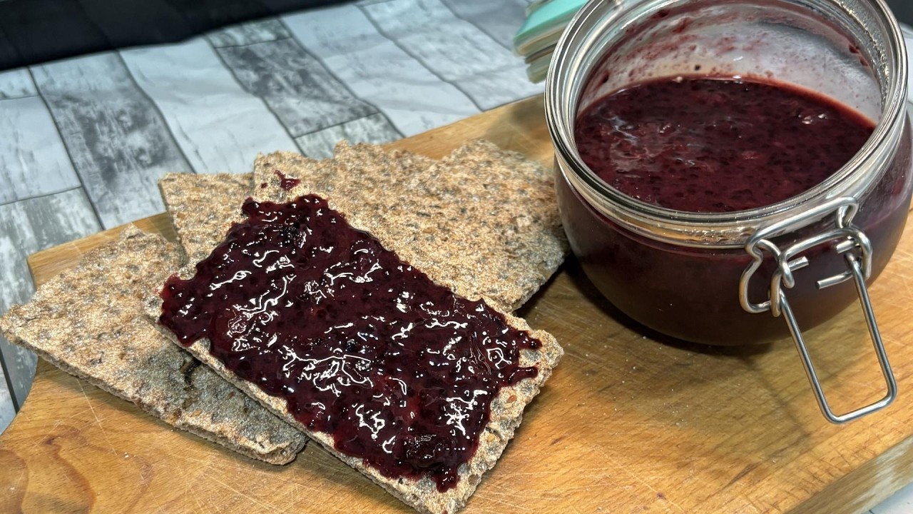 Esta deliciosa mermelada totalmente saludable se hace en 5 minutos con tan solo 2 ingredientes!!