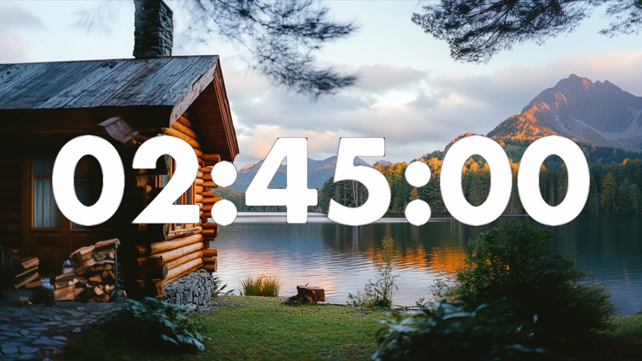 2-Hour 45 Minutes Timer with Soothing Ambient Sounds🎶🌌