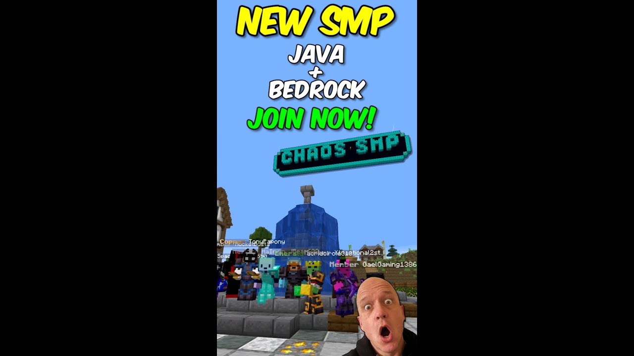 NEW Minecraft SMP (Java + Bedrock) &ndash; FREE for Subscribers! JOIN NOW (No Whitelist)