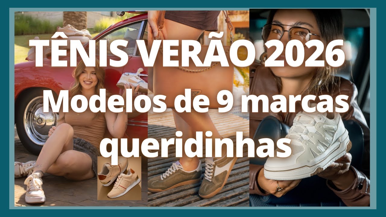 TENDENCIAS TÊNIS PARA O VERÃO 2026