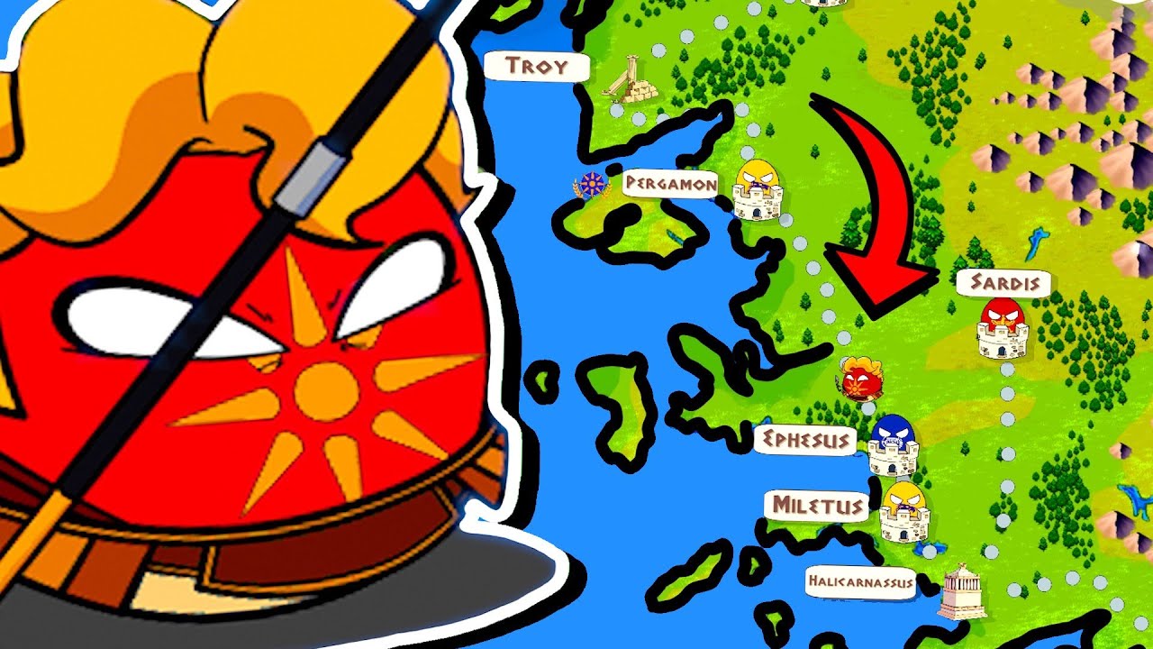 I Roleplay as the GREATEST General of All Time... (Countryball Strategy Game)