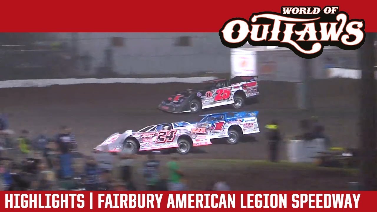 World of Outlaws Craftsman Late Models Fairbury American Legion Speedway July 29, 2017 | HIGHLIGHTS