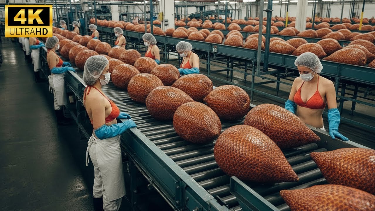 Twelve Minutes Inside a Snake Fruit Chips Factory &mdash; The Real Process You&rsquo;ve Never Seen