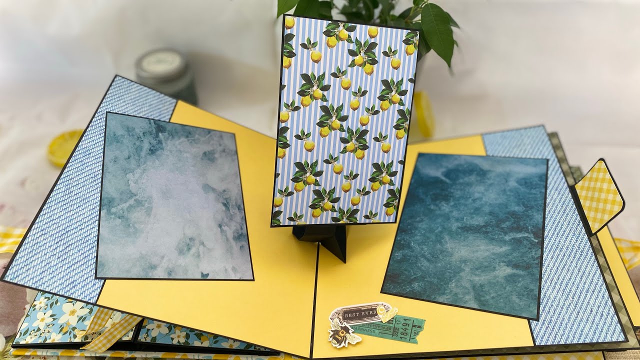 🍋Album scrapbooking pop-up  