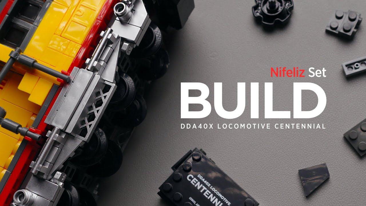 Nifeliz DDA40X LOCOMOTIVE Building Set | Speed Build | Display Set