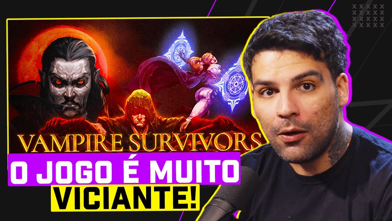FLOW GAMES ESTÁ VICIADO NO VAMPIRE SURVIVORS!