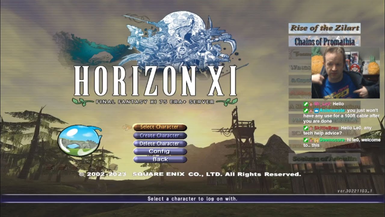 Final Fantasy XI Horizon: Just testing OBS