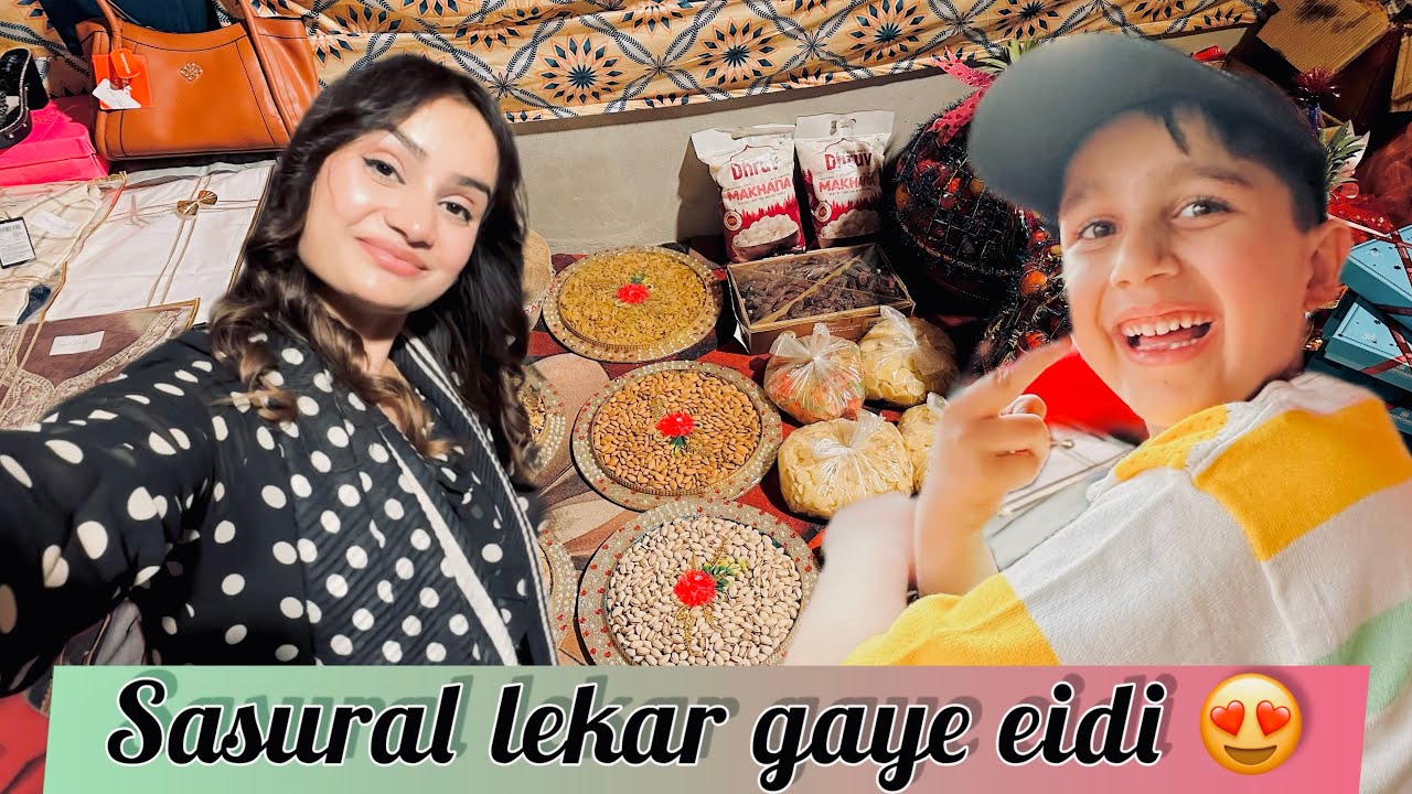 Sasural Eidi lekar gaye 😍 | Iftar Party | Razika Abaan vlogs