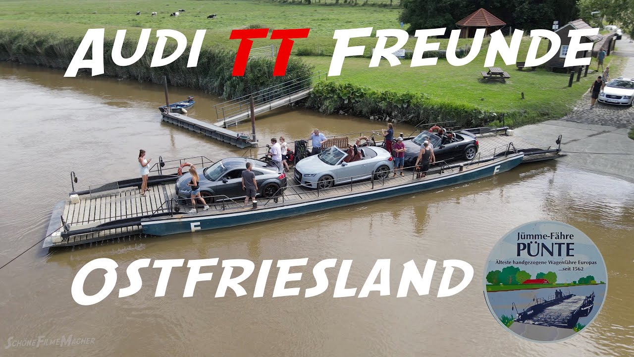 Audi TT Freunde Ostfriesland 2020 TTour Treidelpünte / Bohrinsel Dyksterhusen 4K