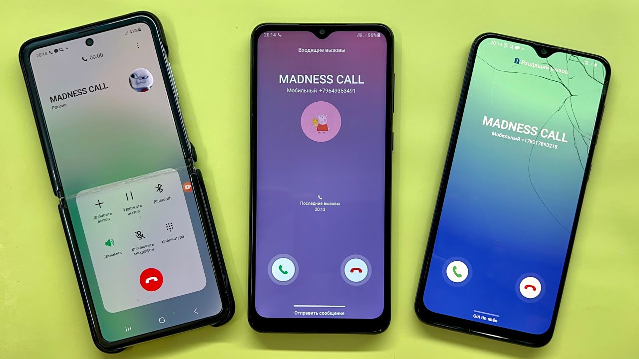 Samsung Incoming Call & Outgoing Call, Galaxy A02 Vs Galaxy A30s Vs Galaxy Z Flip / Crazy Call