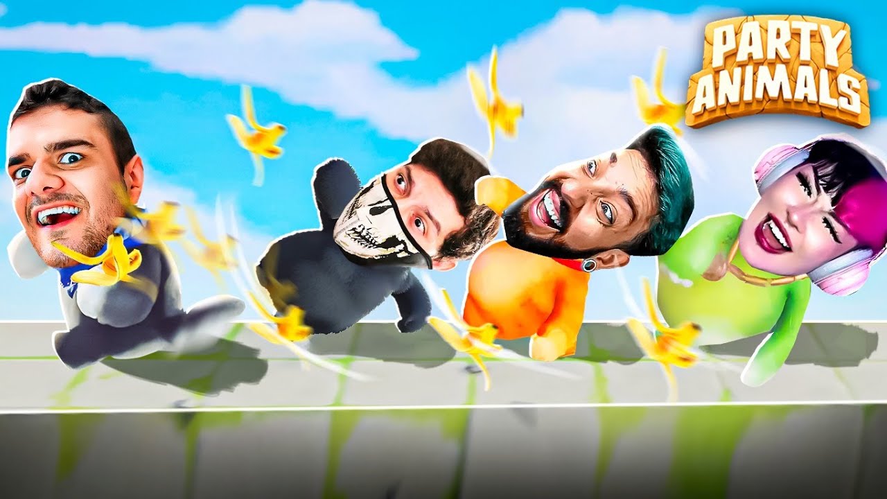 ME TORNEI O JOGADOR MAIS ODIADO DE PARTY ANIMALS! c/ Gabs, Vx, Juh e Fuji Gameplays Engraçadas