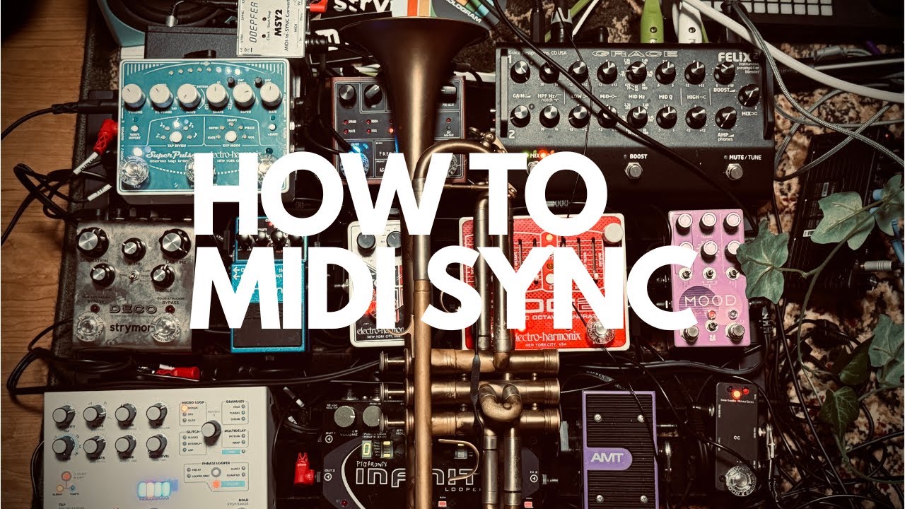 Electro-Harmonix Super Pulsar MIDI Sync (Demonstration and Description)