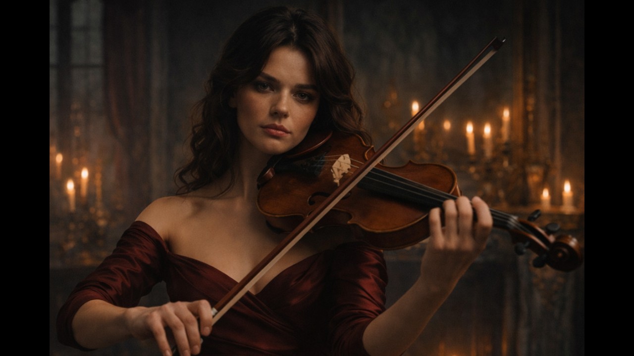 Melancholic Violin Music for Studying 🎻 Dark Academia Ambience | Deep Focus, Night Study, Sad.