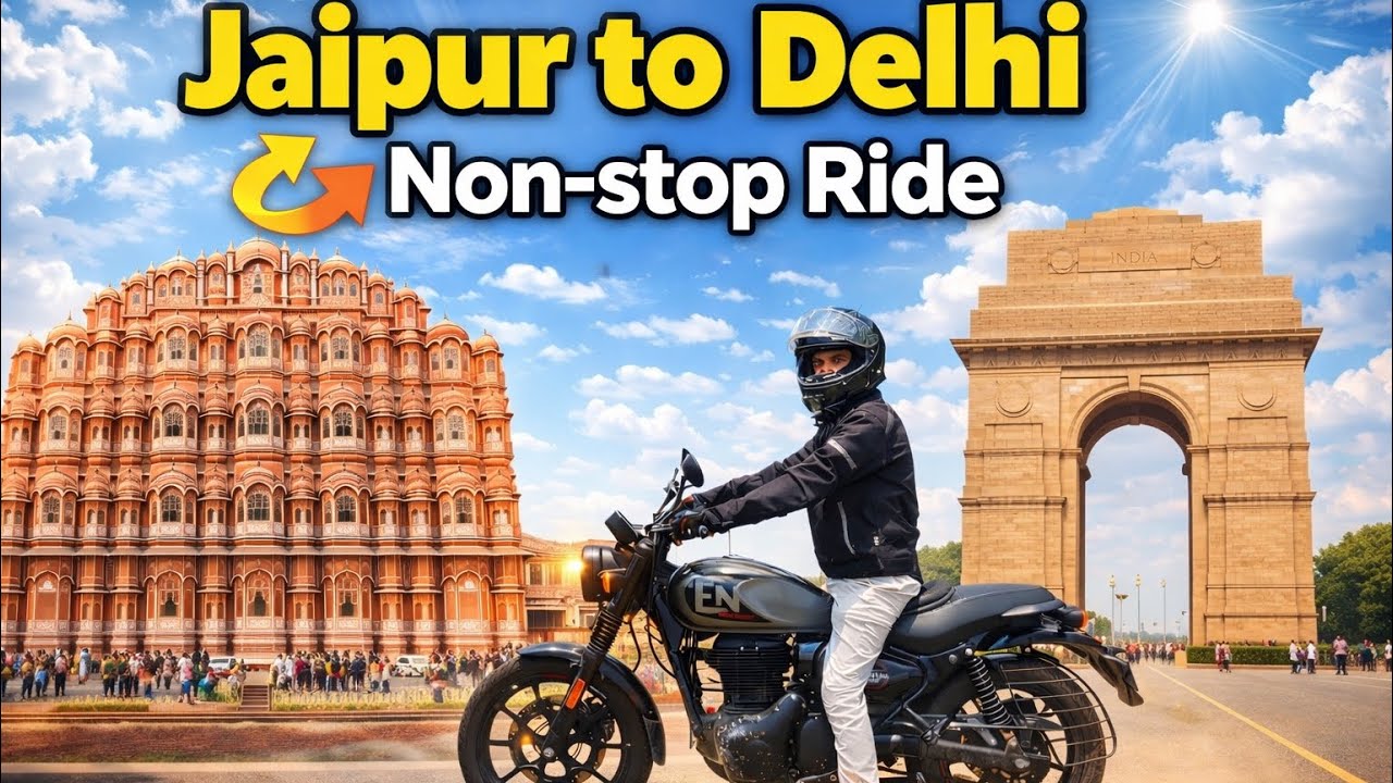 Jaipur to Delhi Non stop || Hunter 350 || Solo ride