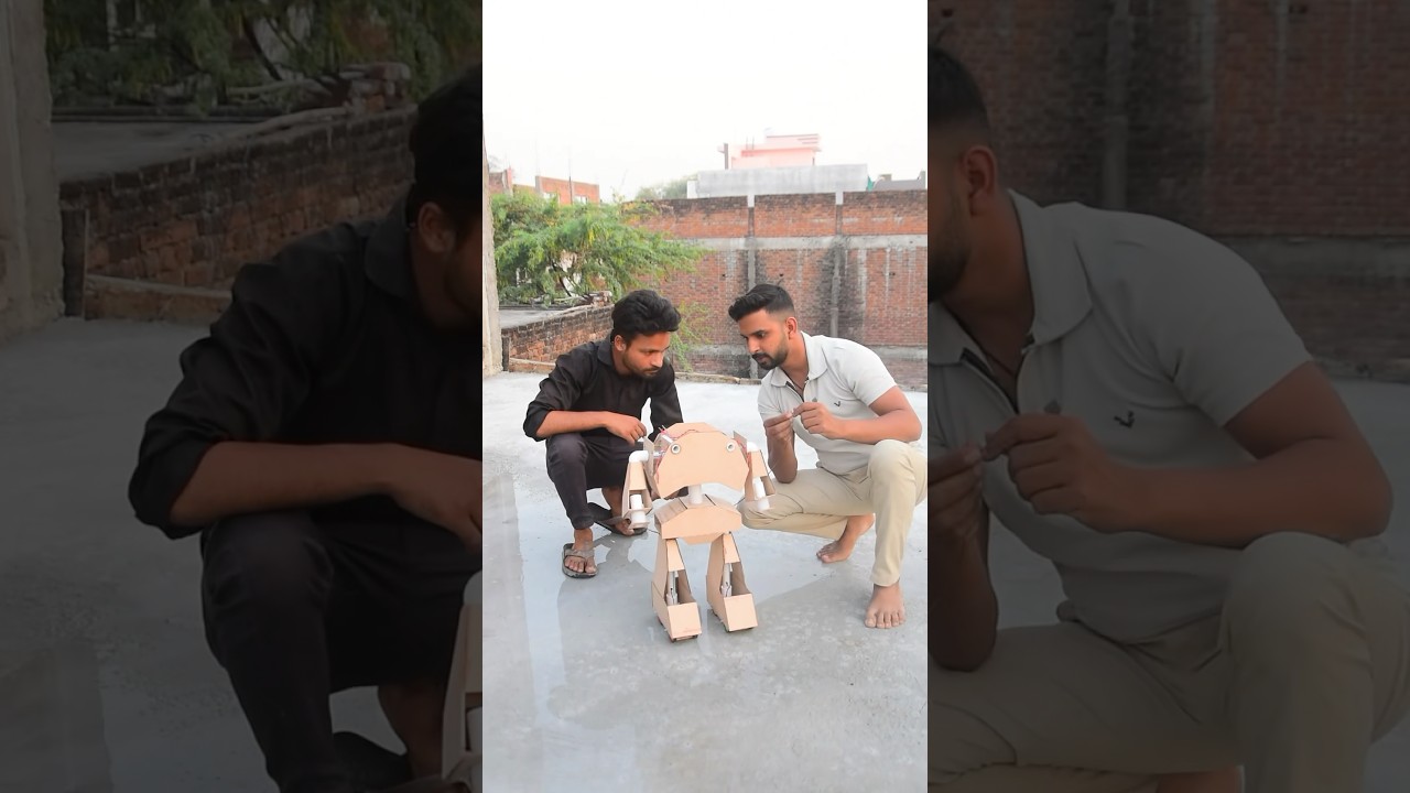 DIY Fighting Robot for Beginners with Cardboard and Motors