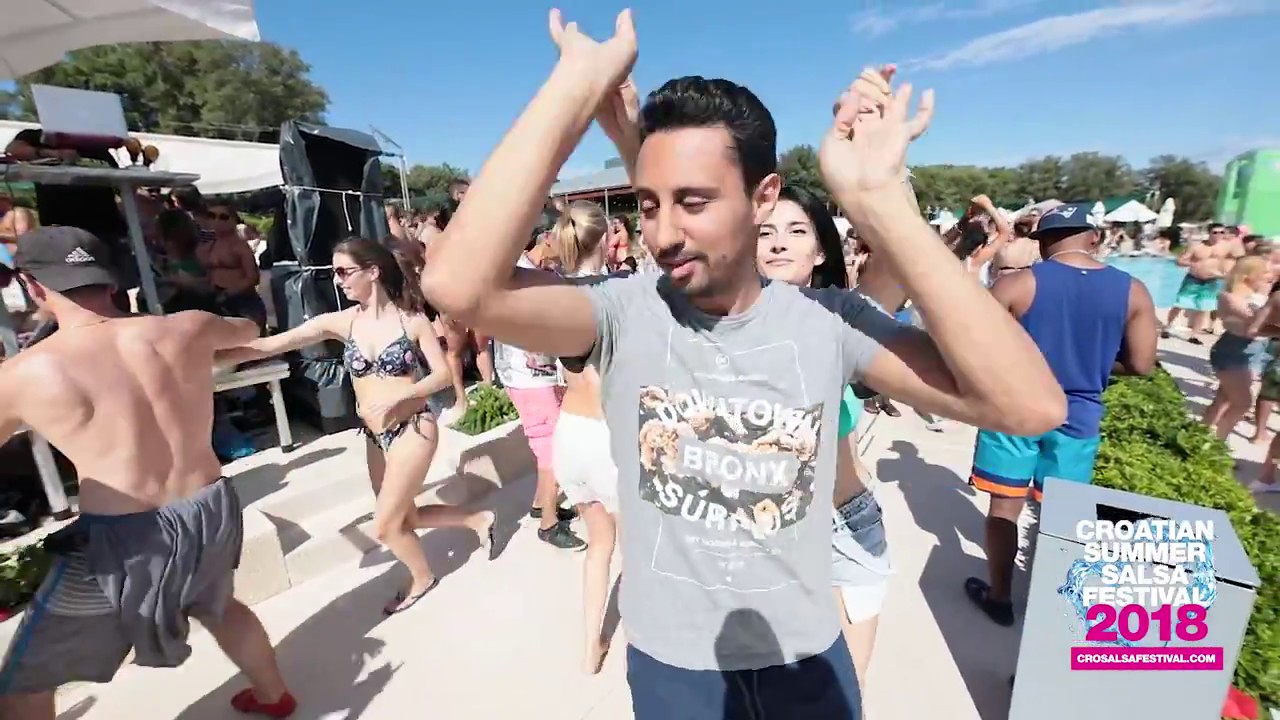 Abdel & Daniela - social dancing @ Amarin Beach Party