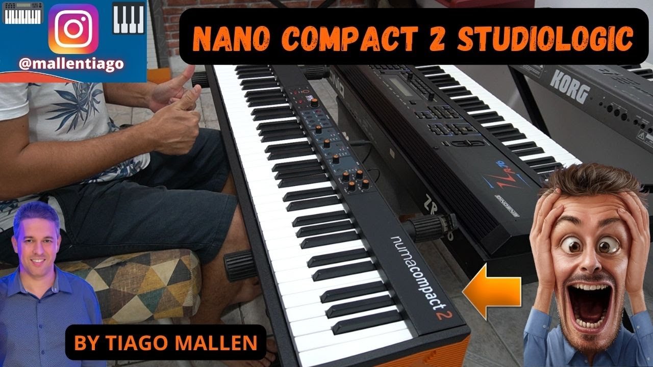 STUDIOLOGIC NUMA COMPACT 2 (FACTORY SOUNDS ) by TIAGO MALLEN #teclado #tecladista #studiologic