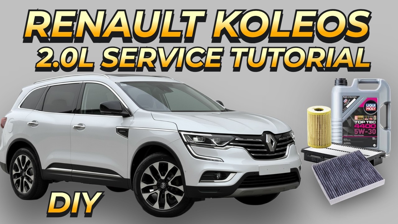 Самостоятельное обслуживание Renault Koleos 2.0 dCi | Замена масла, масляного фильтра, воздушного...