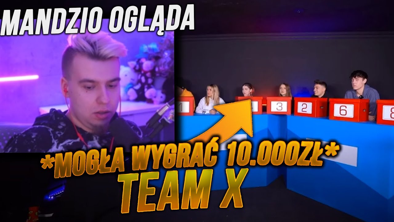 MANDZIO OGLĄDA TEAM X MOGŁA WYGRAĆ 10.000 ZŁ | MANDZIO SHOTY Z LIVE