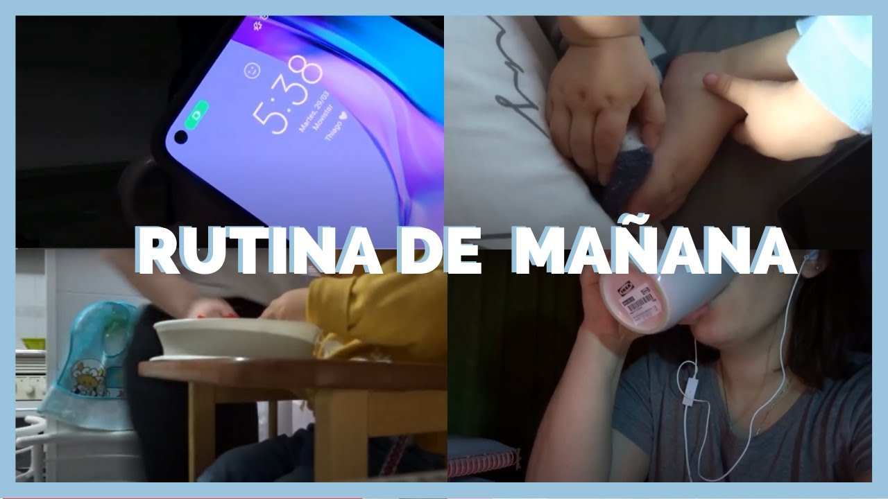 NUESTRA RUTINA de MAÑANA 5 A.M. - 12 A.M. | Mamá opositando
