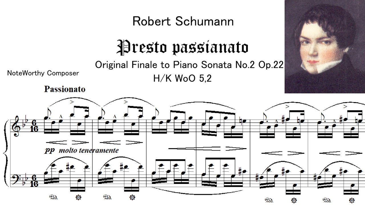 (NoteWorthy Composer) Robert Schumann - Presto Passionato H/K WoO 5,2