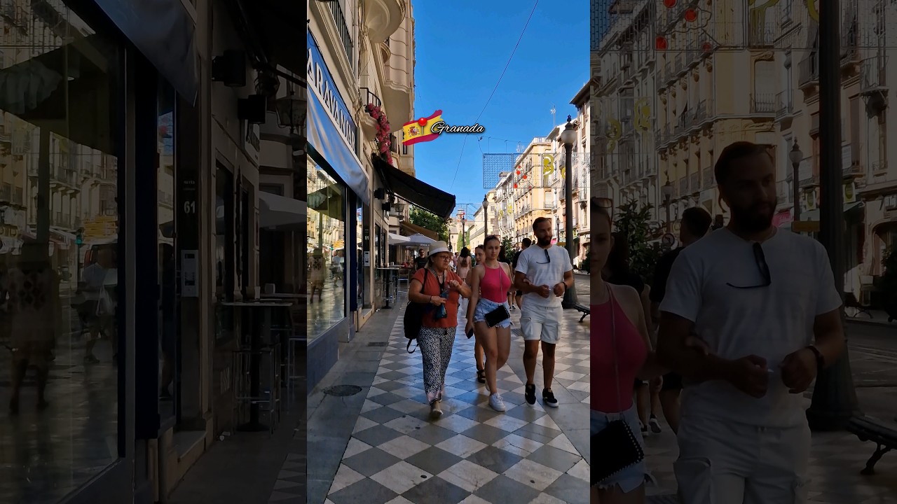 💃Evening Walk through Beautiful GRANADA 🇪🇦 Moments 😍 #travel #spain #europe