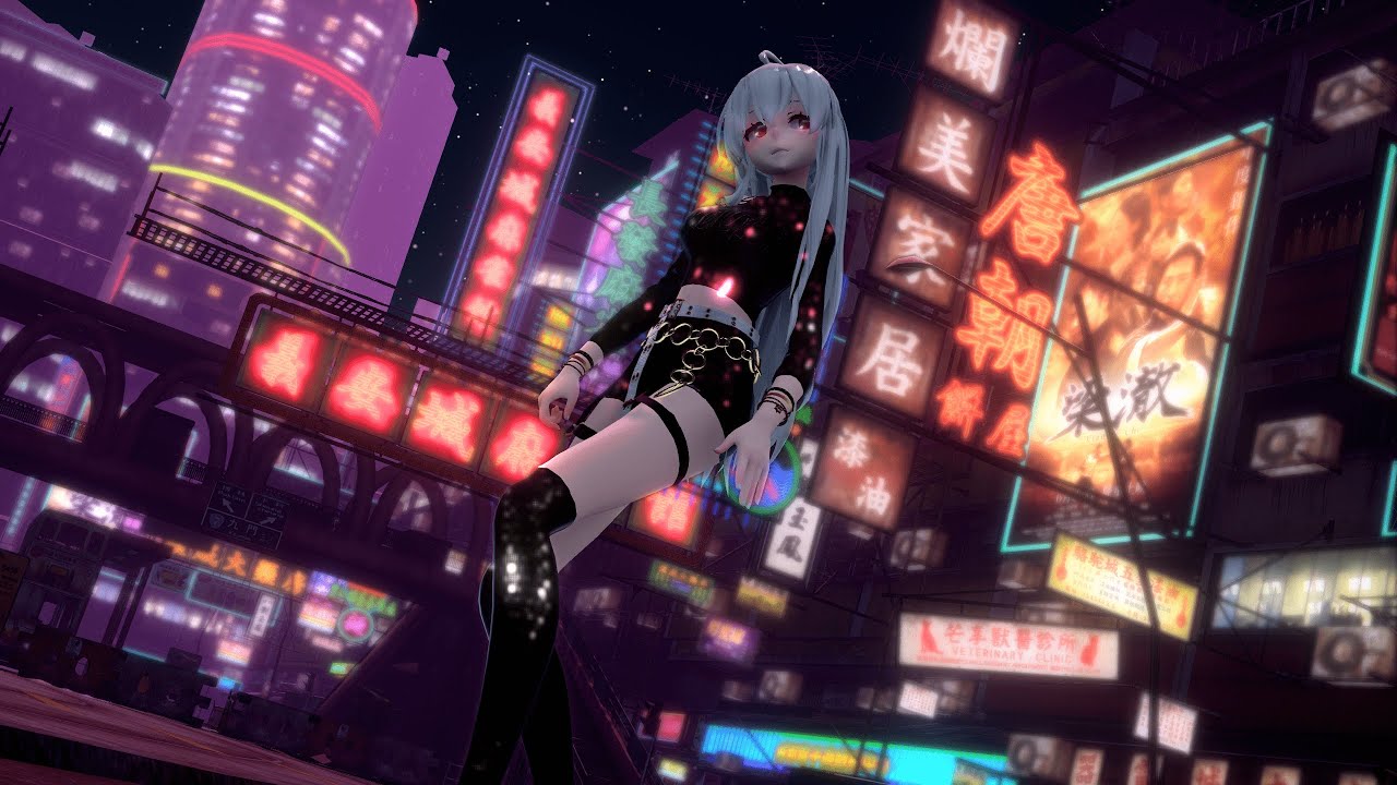 【MMD】 Gimme x Gimme 【Haku】 60fps