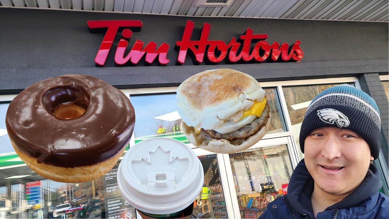Why Do Canadians Love Tim Hortons? Trying the Iconic Canadian Chain!