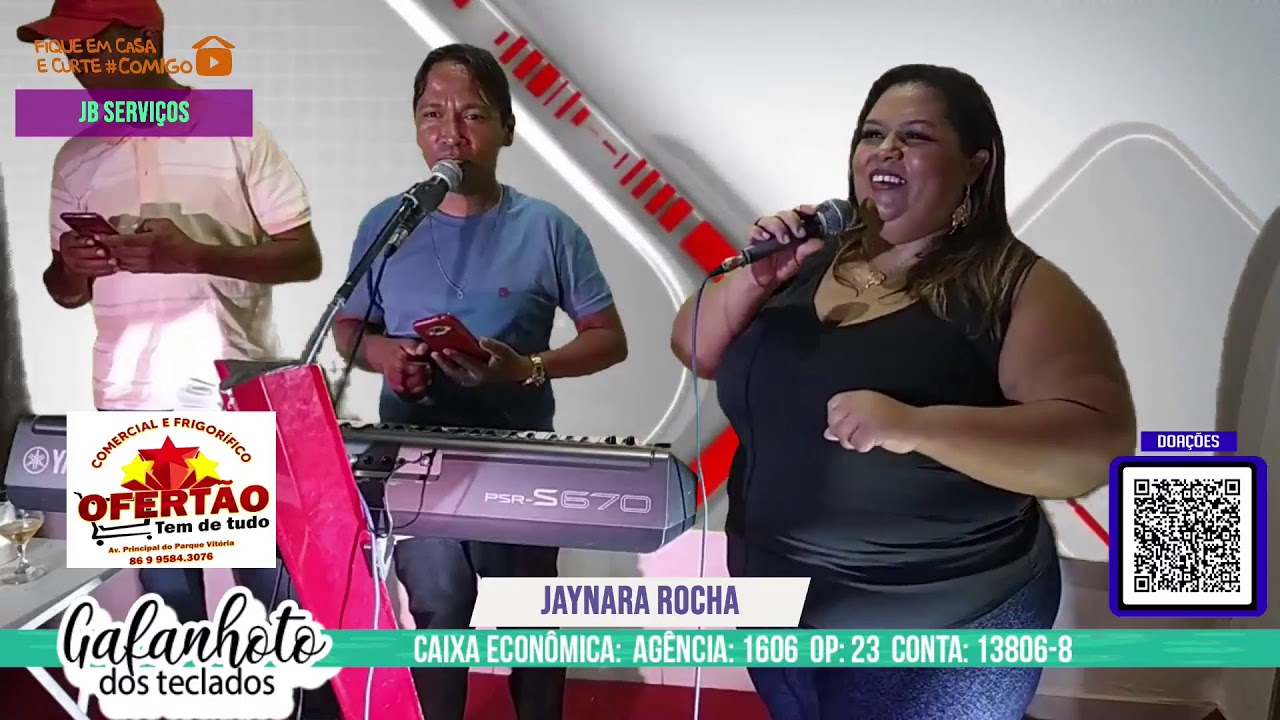 GAFANHOTO DOS TECLADOS E NAYRA LIMA - LIVE
