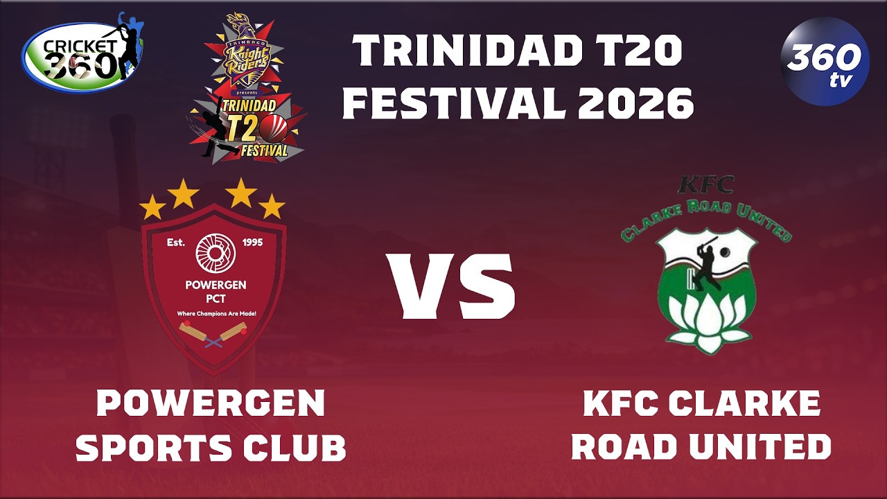 TTCB T20 Festival 2026 | Match 8 | Powergen Sports Club vs KFC Clarke Road United