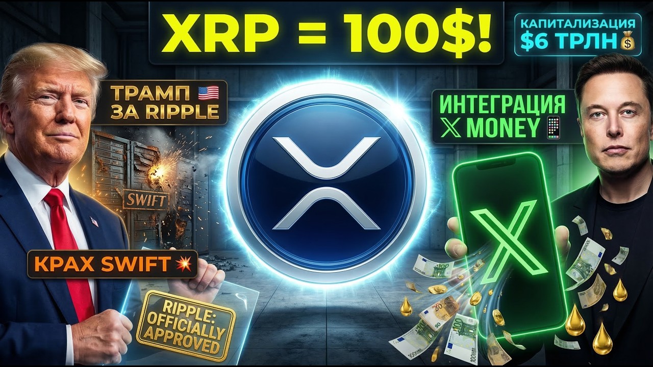 XRP: это уже не слухи 👀 Трамп хвалит Ripple 🏛️ Европа запускает XRP 🏦 X Money всё ближе 🚀