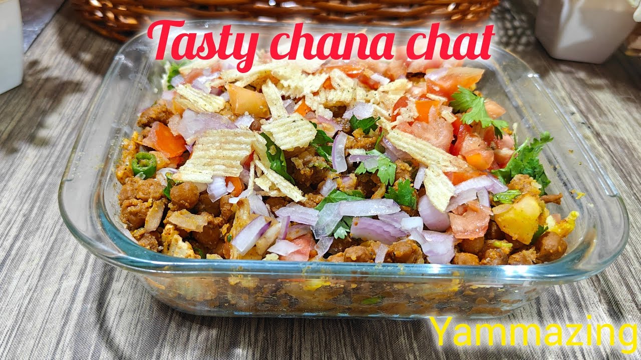 Crispy & Chatpati Kali Chana Chaat😋 | Easy Evening Snack