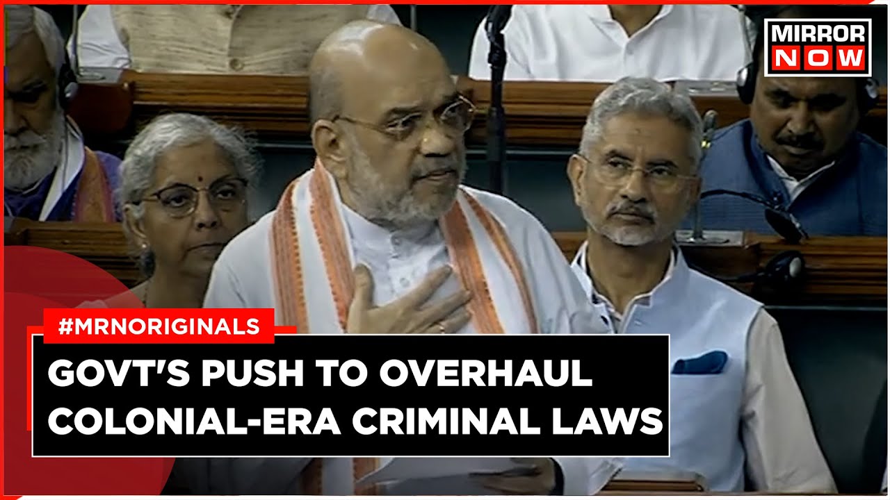 Amit Shah Speech | Govt Introduces 3 Bills To Revamp British-Era Criminal Laws | Lok Sabha | Latest