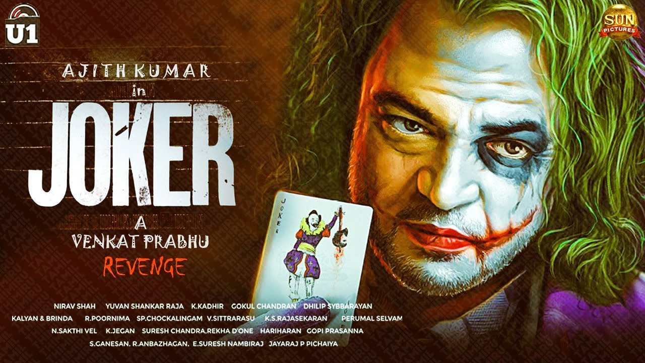 Thala 61 - Ajithkumar 's JOKER First Look Poster Goes On Viral | Venkat Prabhu | Parthiban | Valimai