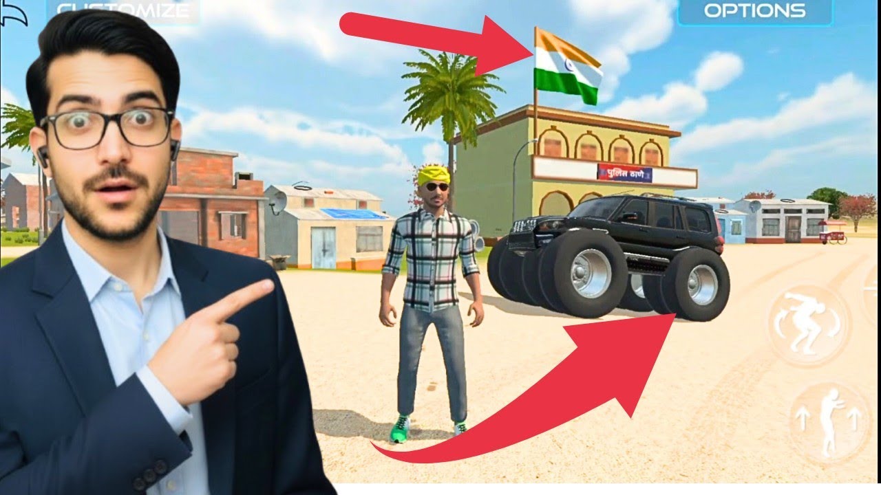 Indian modified Mahindra car Mahindra car gameplay modified Indian army police