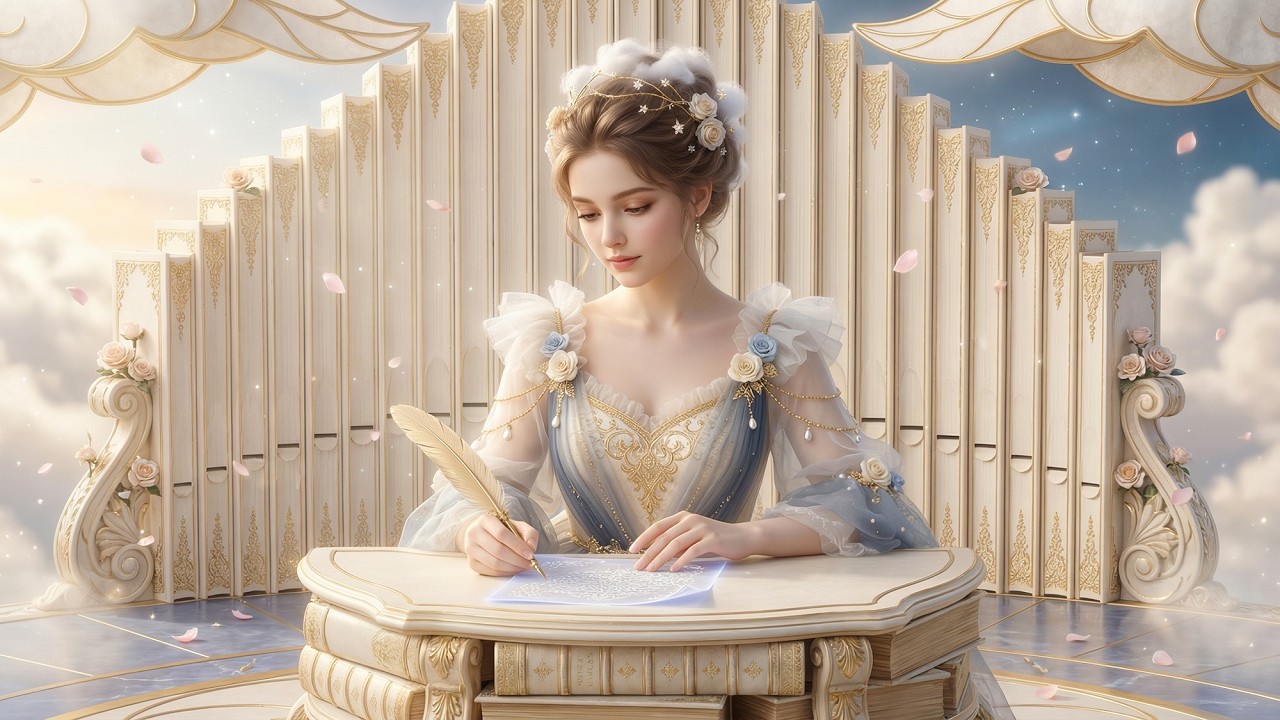 Celestial Realm: Goddess of Wisdom | Relaxing Fantasy ART & Music