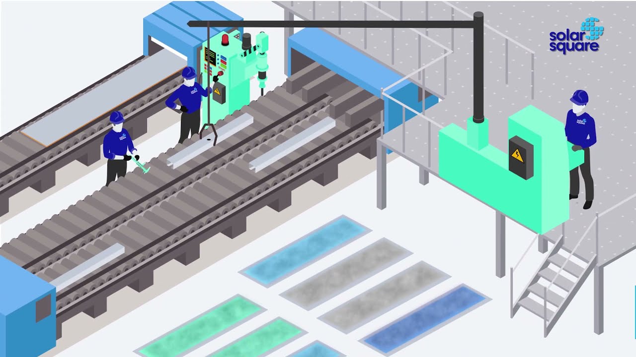 Introducing SolarSquare's Pre-Fabricated Rooftop Solar Structures Made with Precision Manufacturing