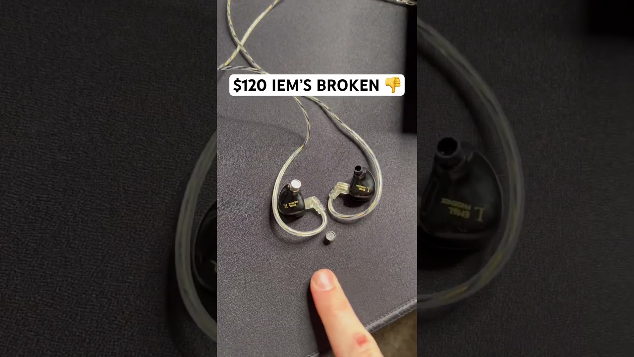 Simgot EM6L IEM&rsquo;S сломались меньше чем за неделю 👎 #шорты #iem #аудиофил