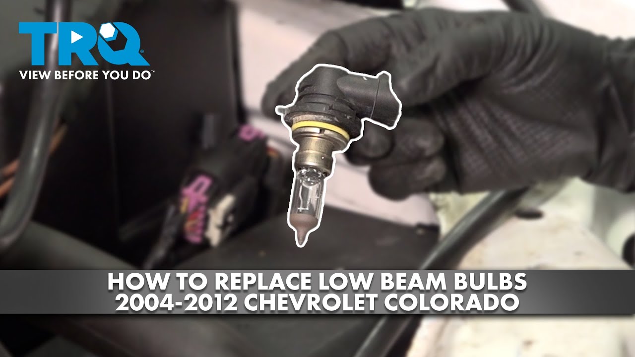 How to Replace Low Beam Bulbs 2004-2012 Chevrolet Colorado