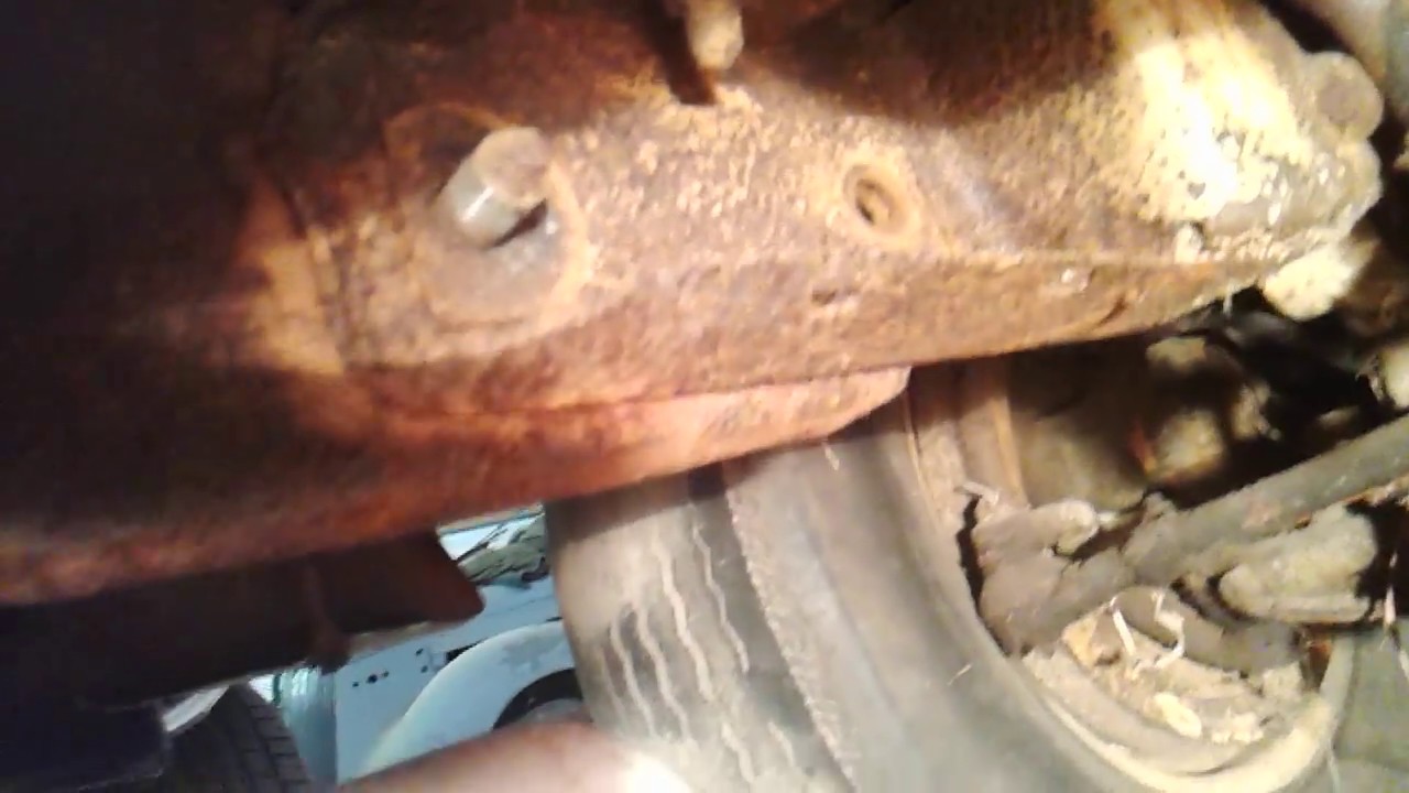 64 Impala front bumper removal part1