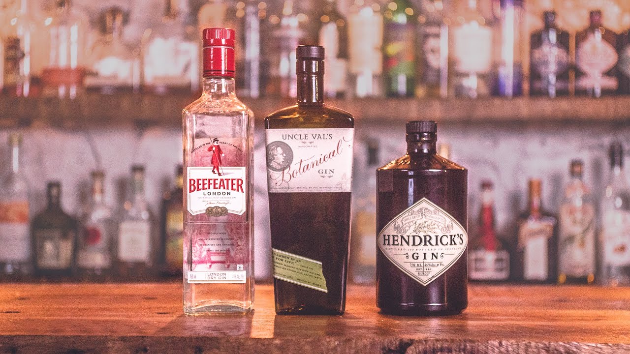 Beefeater vs Hendricks vs Uncle Val's Gin in a Rhubarb Gin Martini