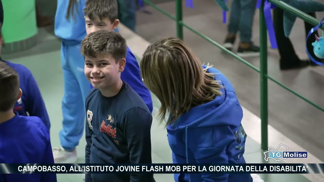 Campobasso, all'istituto Jovine Flash Mob per la giornata della disabilità