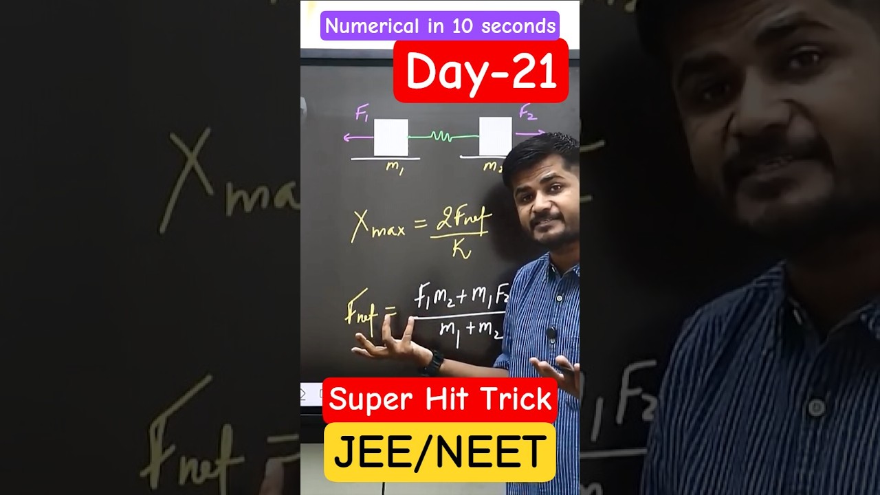 Day-21 with SUPER TRICK for JEE/NEET | 180 days Hard challenge! #jeemain2026 #neet2026