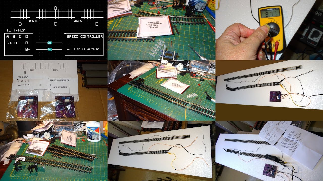 OO Gauge 91, Electronic Shuttle Controls, Initial Testing