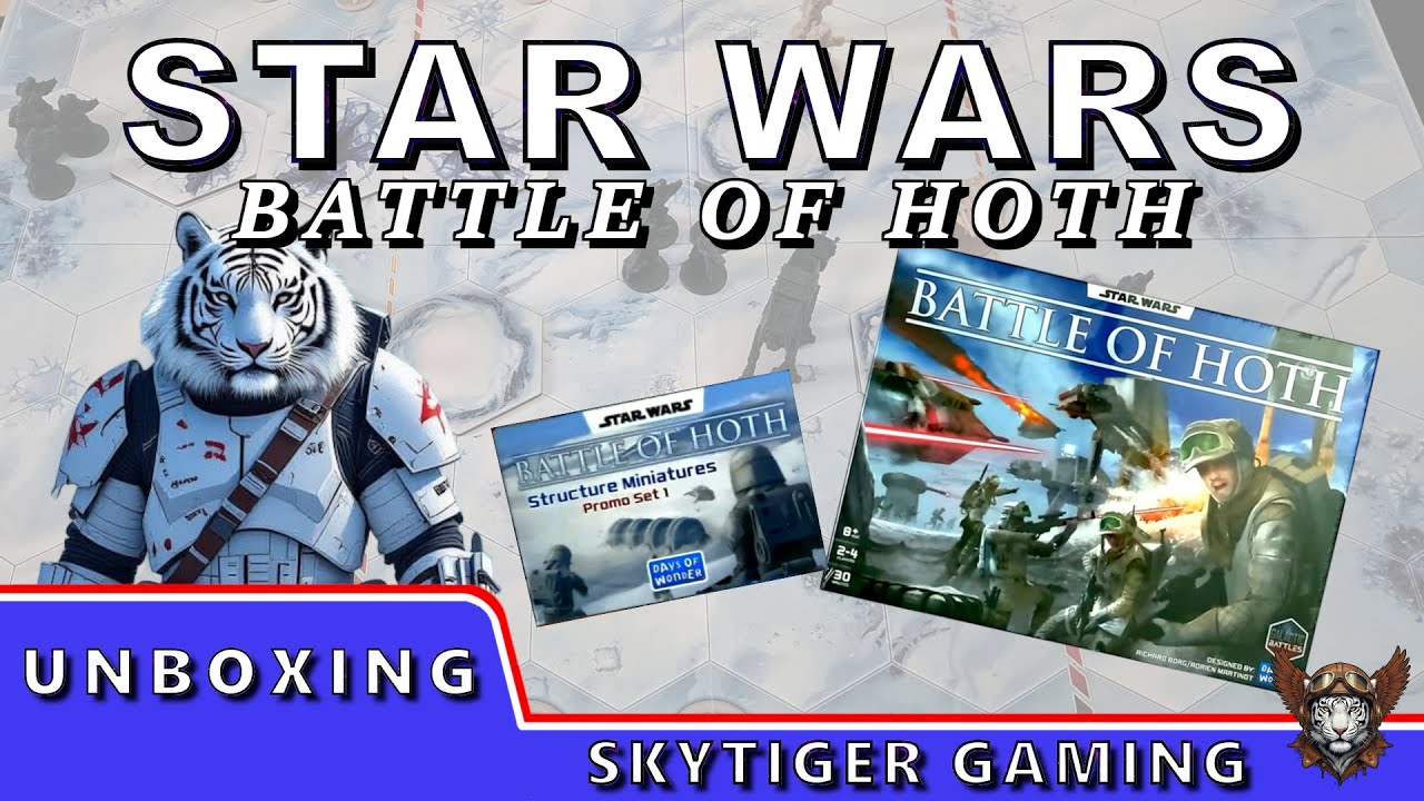 Star Wars: Battle of Hoth & Promo Set 1 (Unboxing) - with Wildscarr
