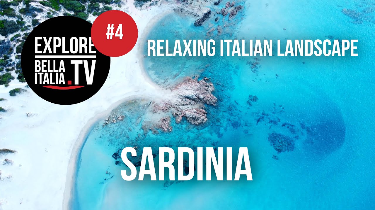 Relaxing Italian Landscape - Sardinia 4K - Beautiful beaches and villages in Sardinia