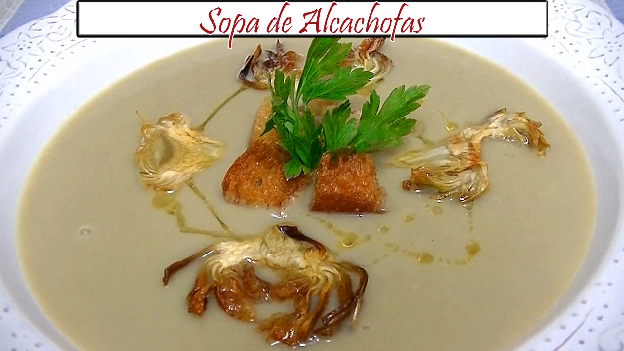 Sopa de Alcachofas | Receta de Cocina en Familia