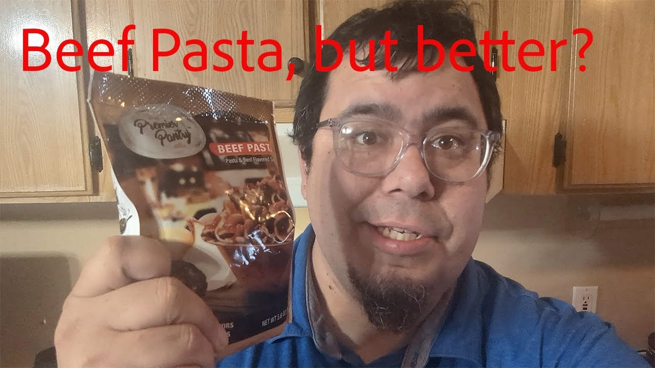 Premier Pantry Beef Pasta.