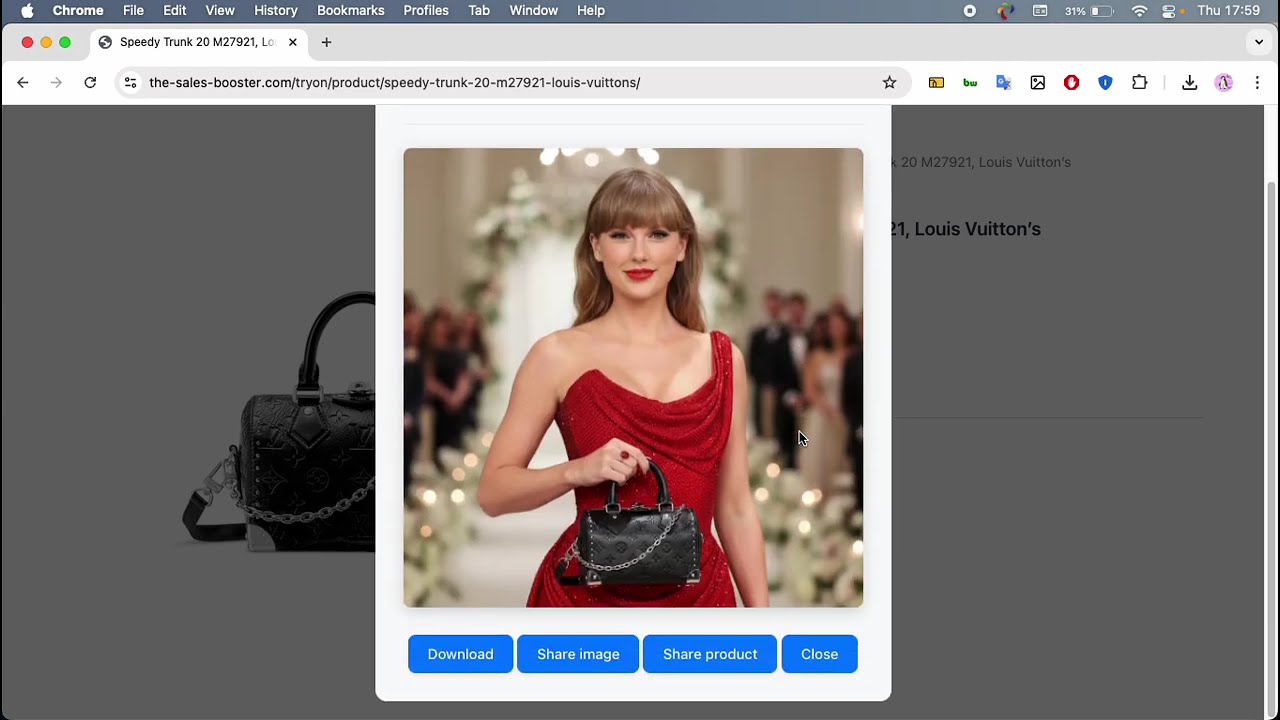 Handbags Virtual Try-on Plugin | WooCommerce WordPress